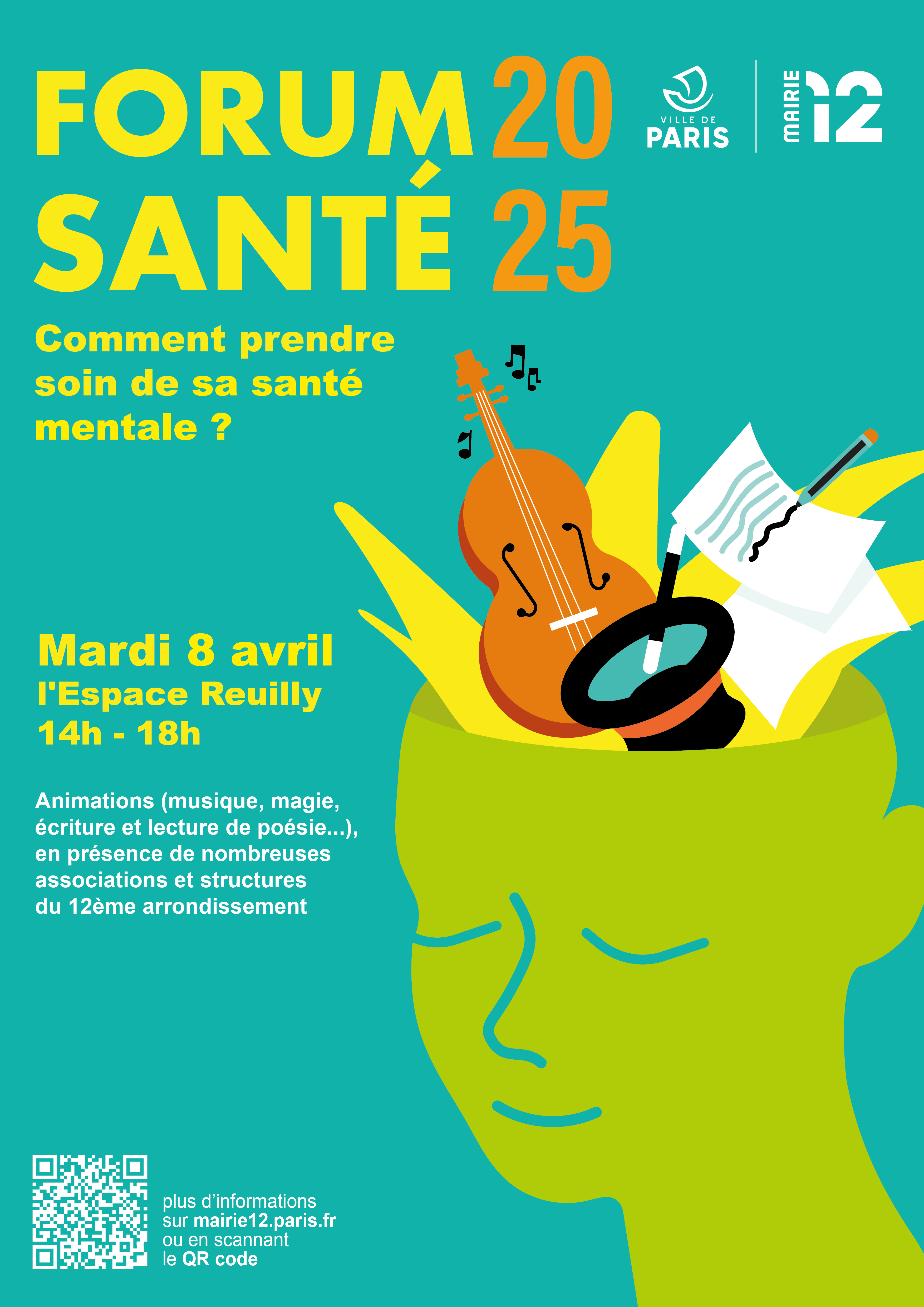 Affiche pour le Forum santé 2025